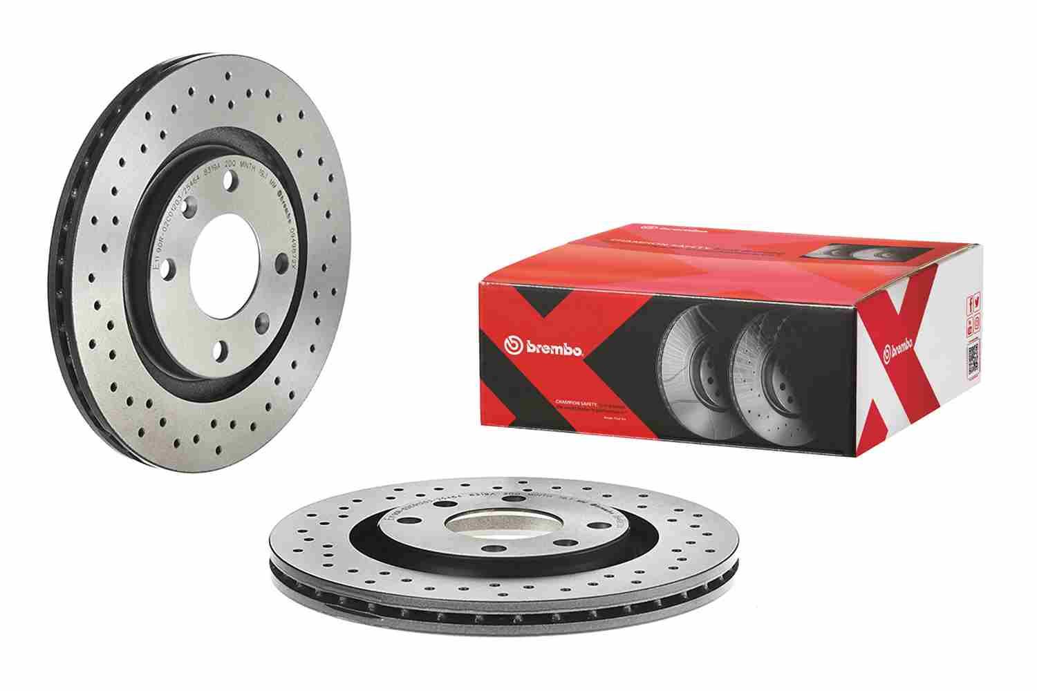 BREMBO 09.4987.2X - Bremsscheibe XTRA LINE - Xtra