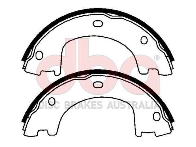 Street Series Brake Shoes [Mercedes Parking Brake 174mm] - TecDoc Only