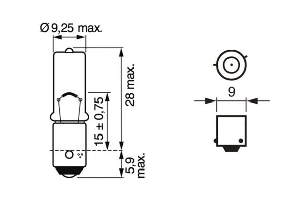 Glühlampe, Blinkleuchte Glühlampe, Blinkleuchte
