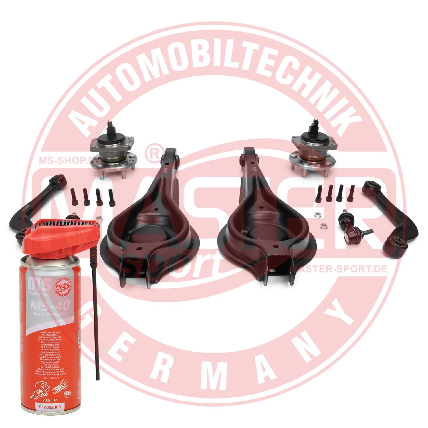 37062/3-KIT-MSP MASTER-SPORT GERMANY PROMO Vezetőkarkészlet, kerékfelfüggesztés