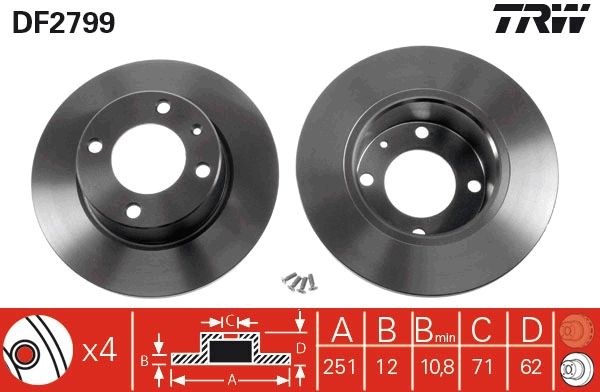 Brake Disc DF2799