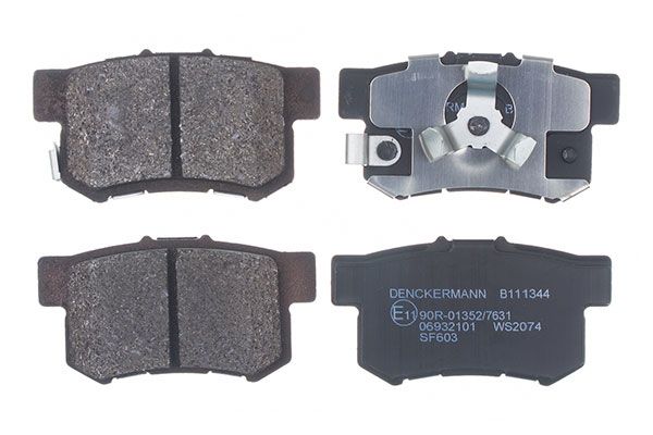 Brake Pad Set, disc brake B111344