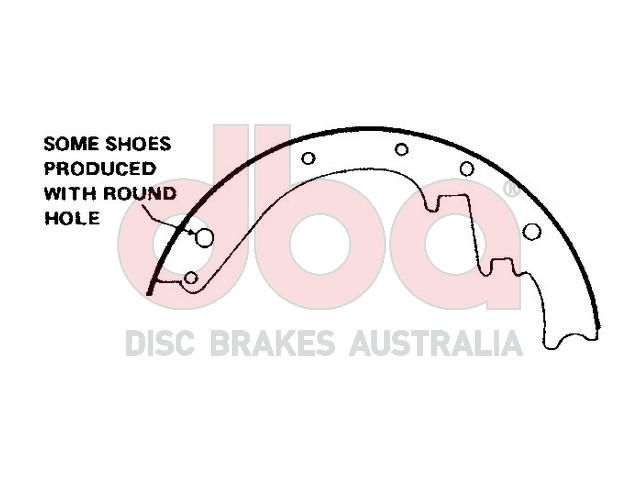 Street Series Brake Shoes [Ford Customline 279.4mm] - TecDoc Only