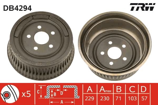 TAMBOUR DE FREIN  9900