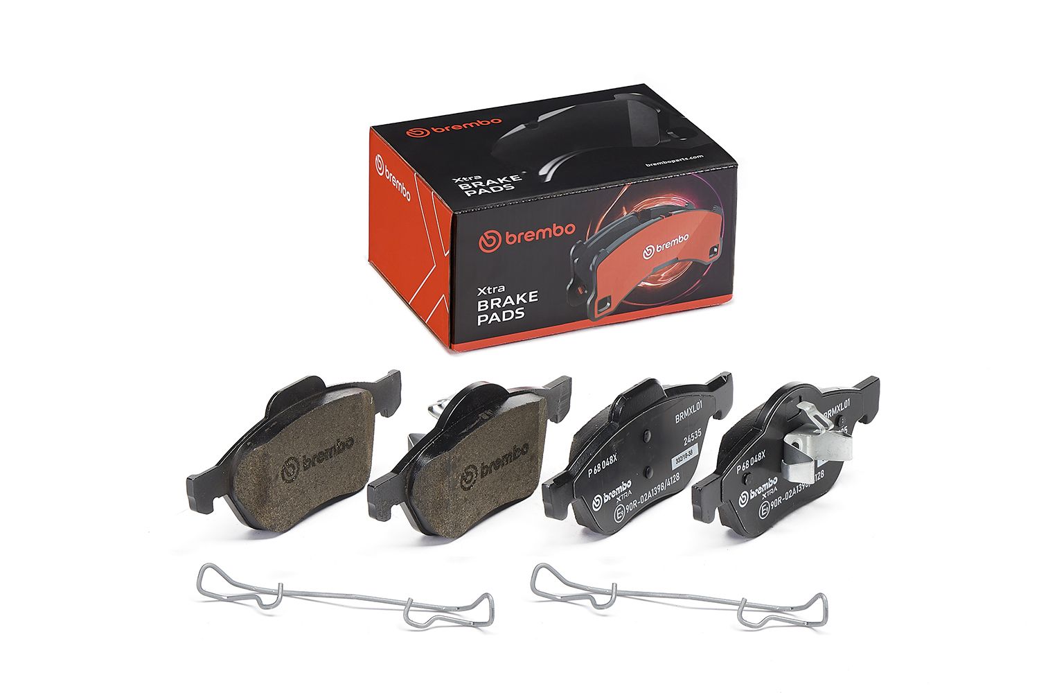 BREMBO P 68 048X - Bremsbelagsatz, Scheibenbremse XTRA LINE