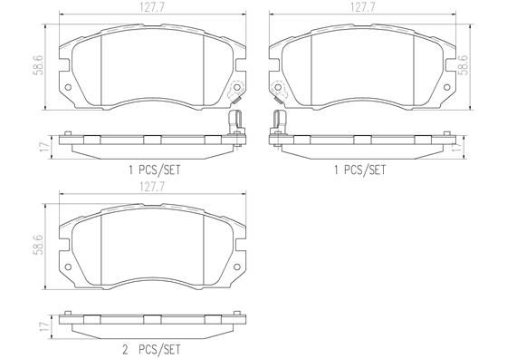 SUBARU LIBERTY RS TURBO BC 91-94 (FRT) - TecDoc 1
