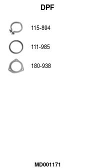 Ruß-/Partikelfilter, Abgasanlage