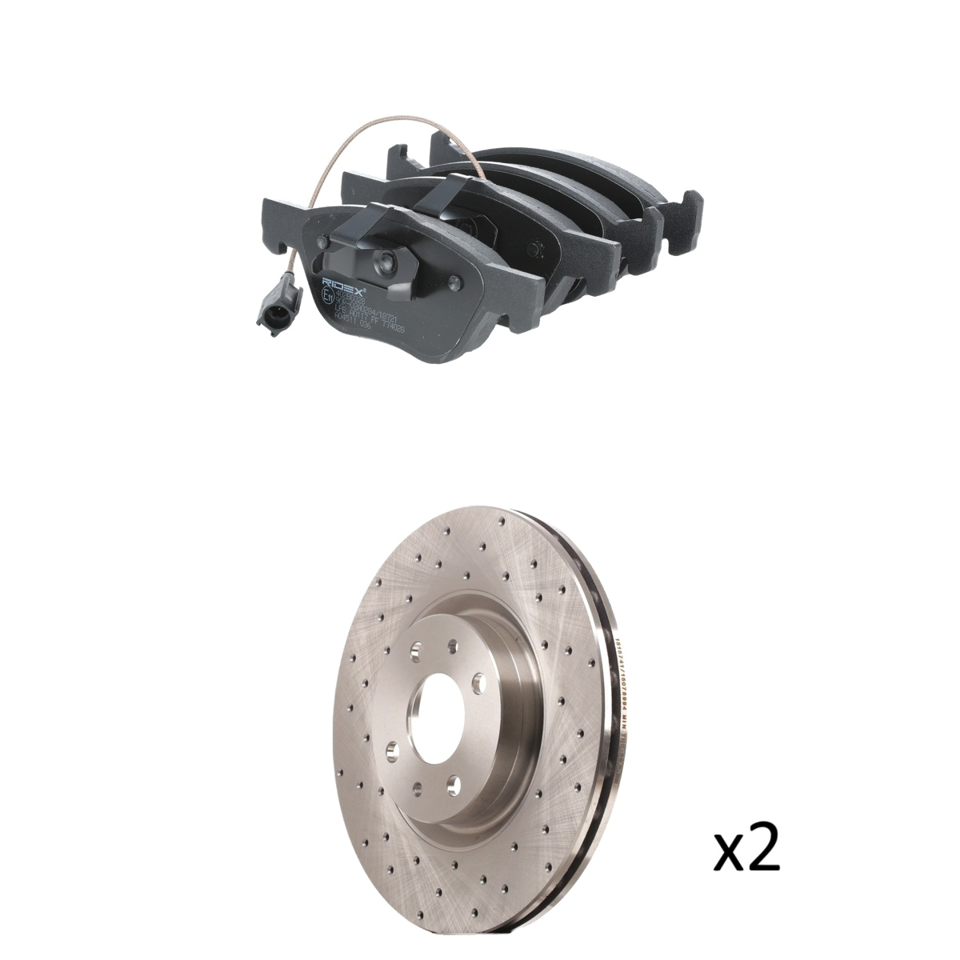 Remmenset, remschijf