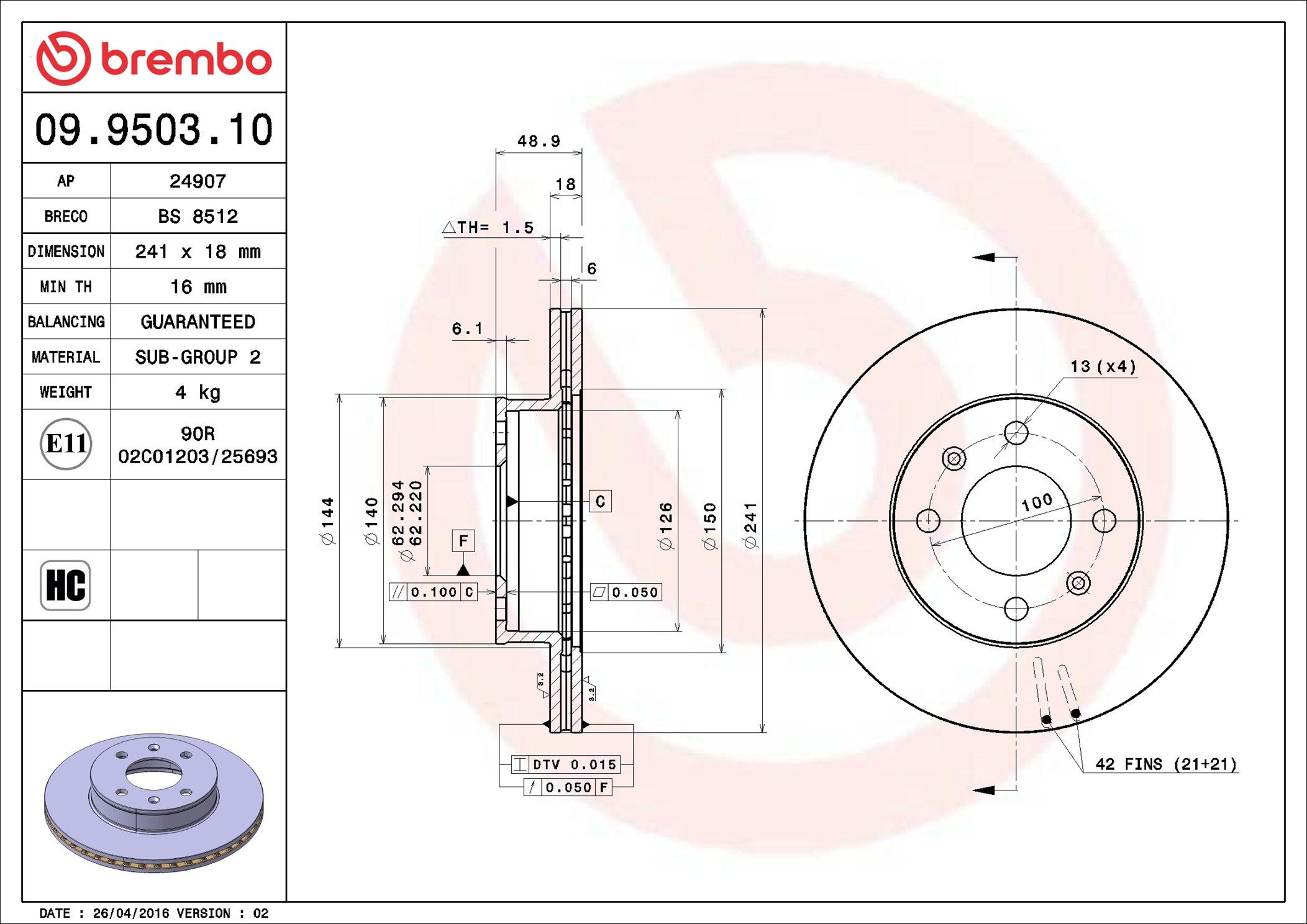 KIA PICANTO TA 11-17 (FRT) - TecDoc 1