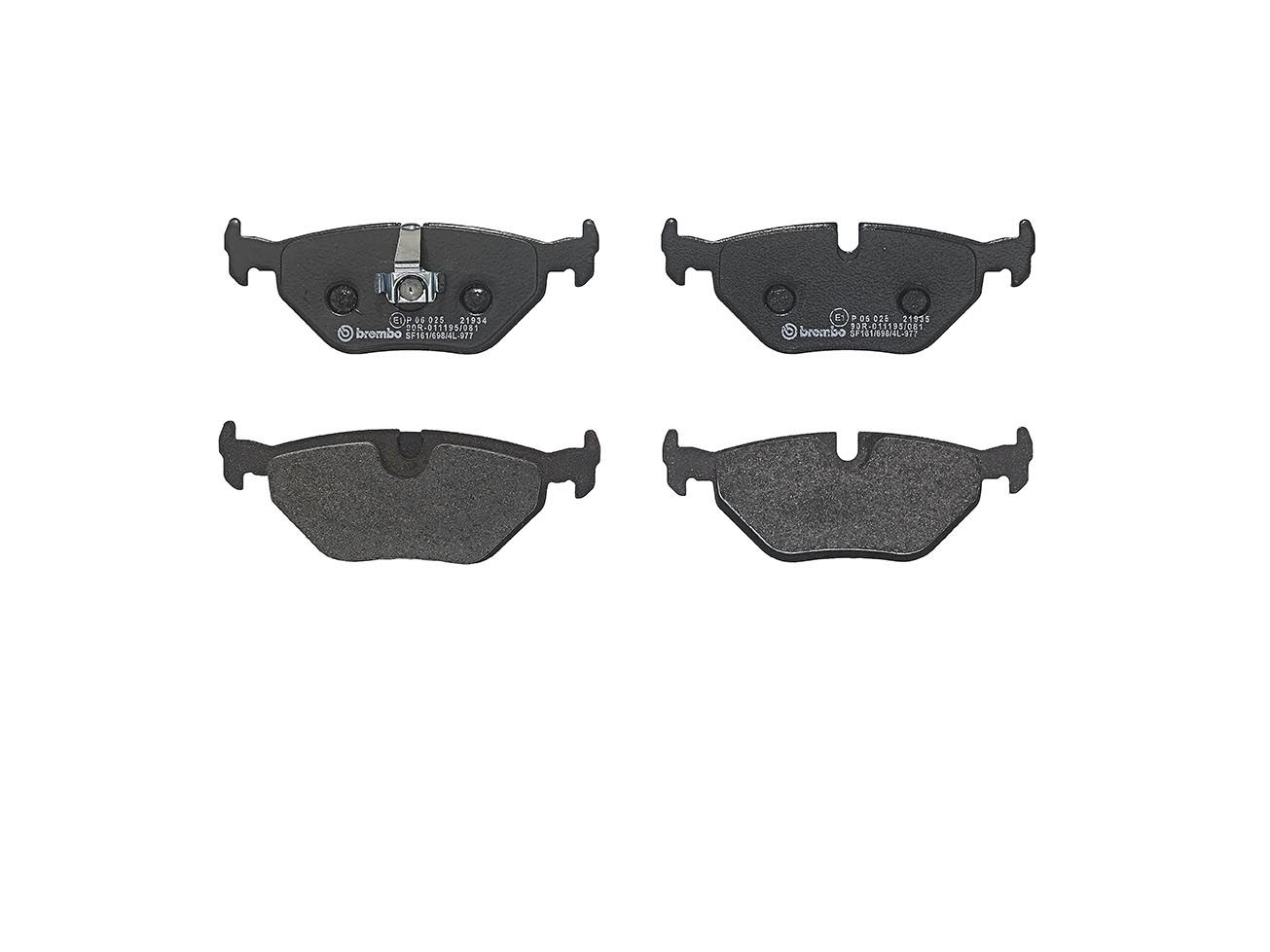 BREMBO P 06 025 - Bremsbelagsatz, Scheibenbremse PRIME LINE