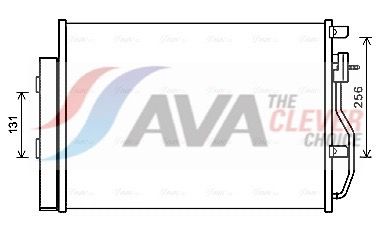 AVA QUALITY COOLING CTA5048D - Kondensator, Klimaanlage ** CLEVER FIT **