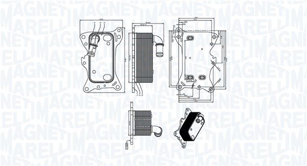 MAGNETI MARELLI 350300006300 - &Ouml;lk&uuml;hler, Motor&ouml;l