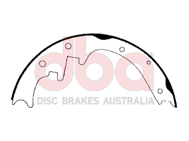 Street Series Brake Shoes [Jeep Cherokee 254mm] - TecDoc Only