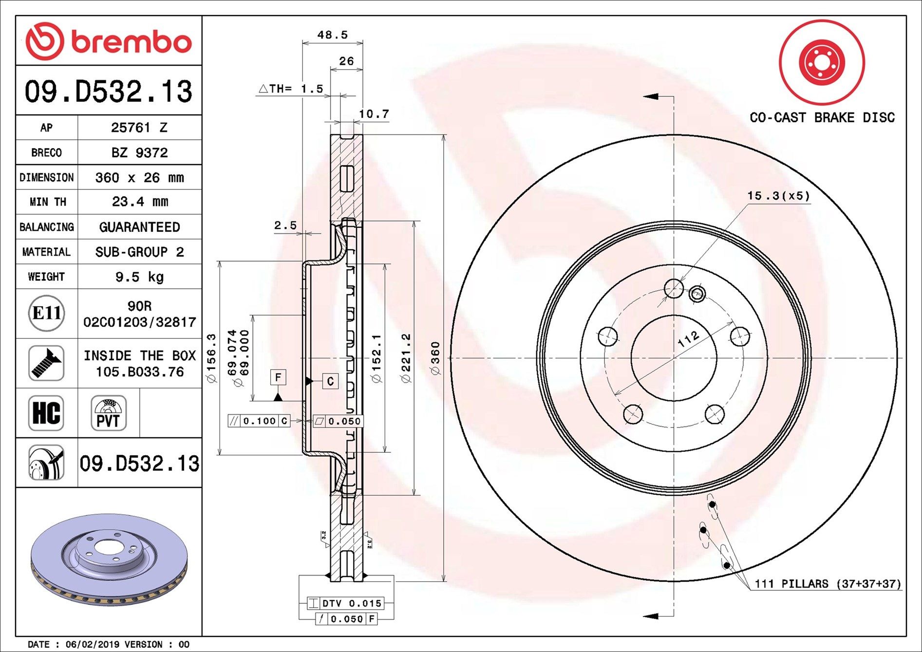 MERCEDES AMG E43 W213 16-18 (RR) - TecDoc 1