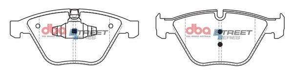 DBA SS STREET SERIES BRAKE PADS [ BMW X1/3,5,6 Class/Z4 F ](suits wear sensor DBAWS1032, DBAWS1041, DBAWS1042, DBAWS1043, DBAWS1044, DBAWS1051, DBAWS1053, DBAWS1054, DBAWS1083 ) - TecDoc Only