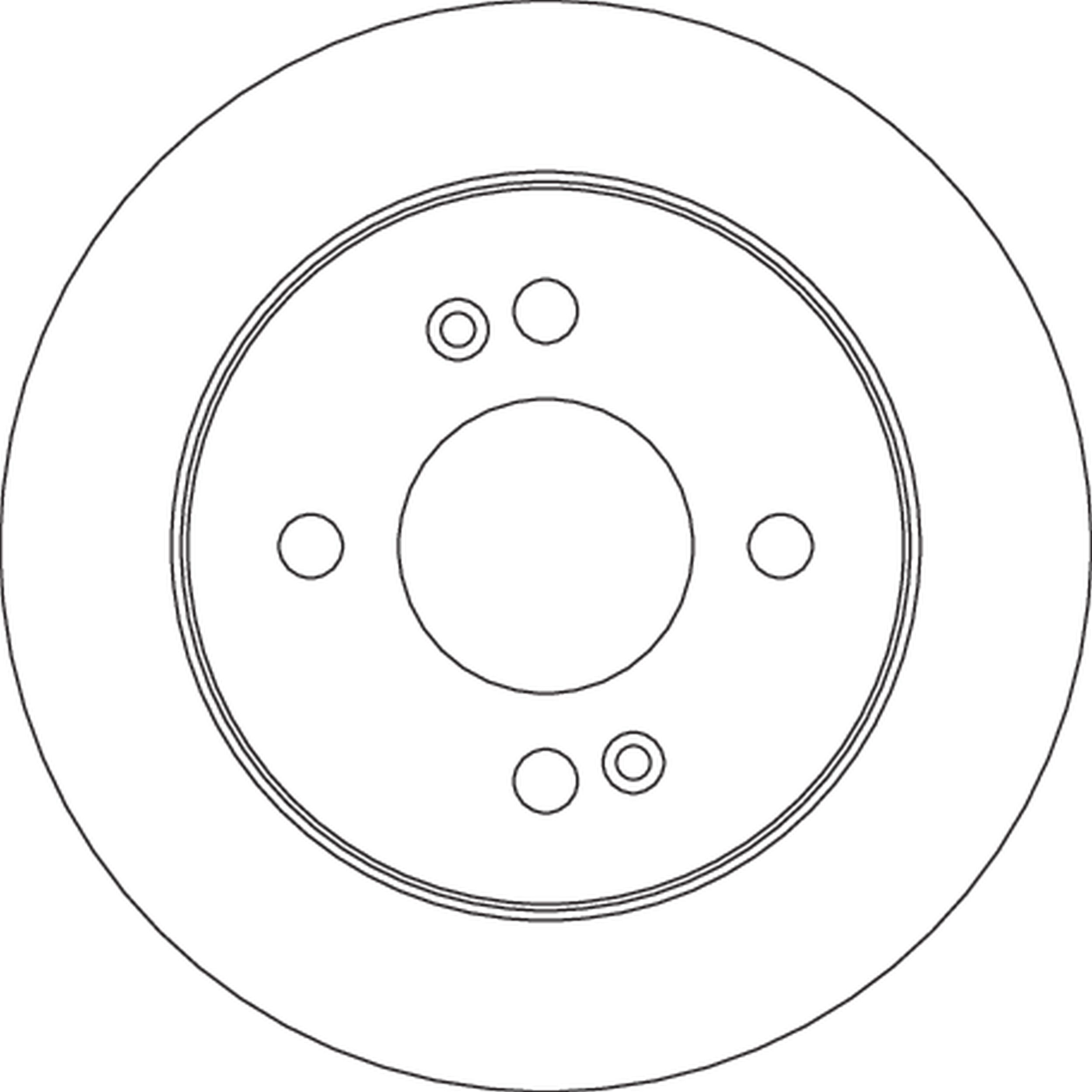 TRW BRAKE DISC - TWIN PACK - TecDoc 2