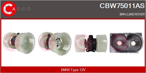CBW75011AS CASCO Brand New HQ Utastér-ventilátor