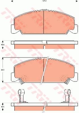 TRW DISC BRAKE PADS - TecDoc Only