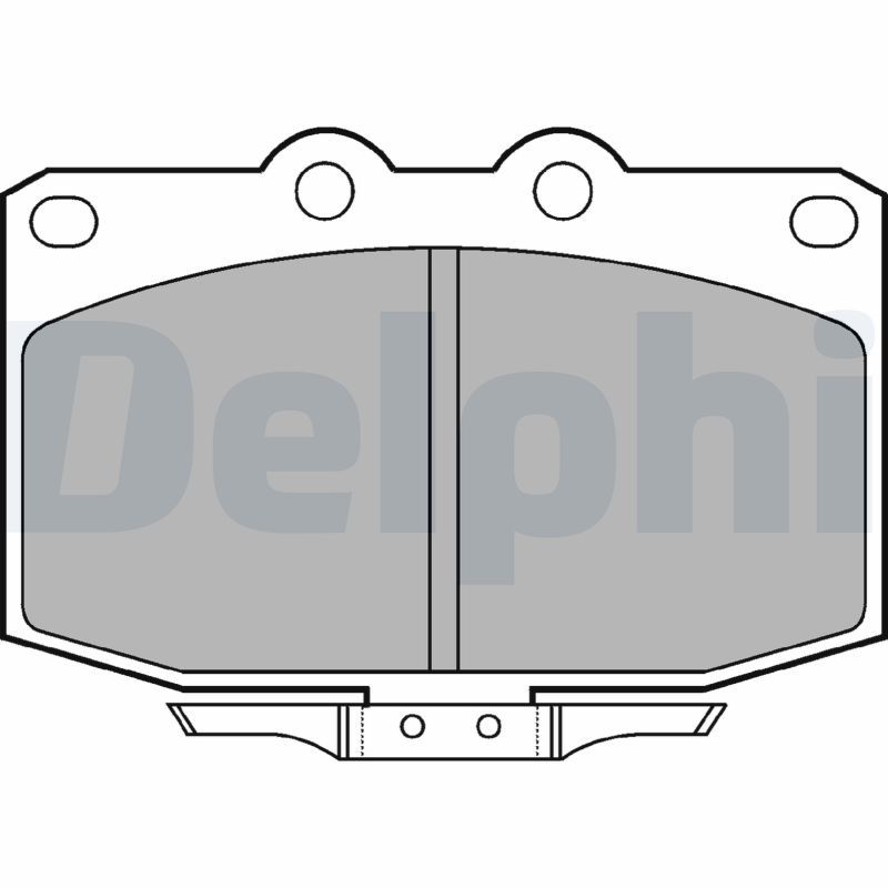 JEU DE PLAQUETTES DE FREIN  0701