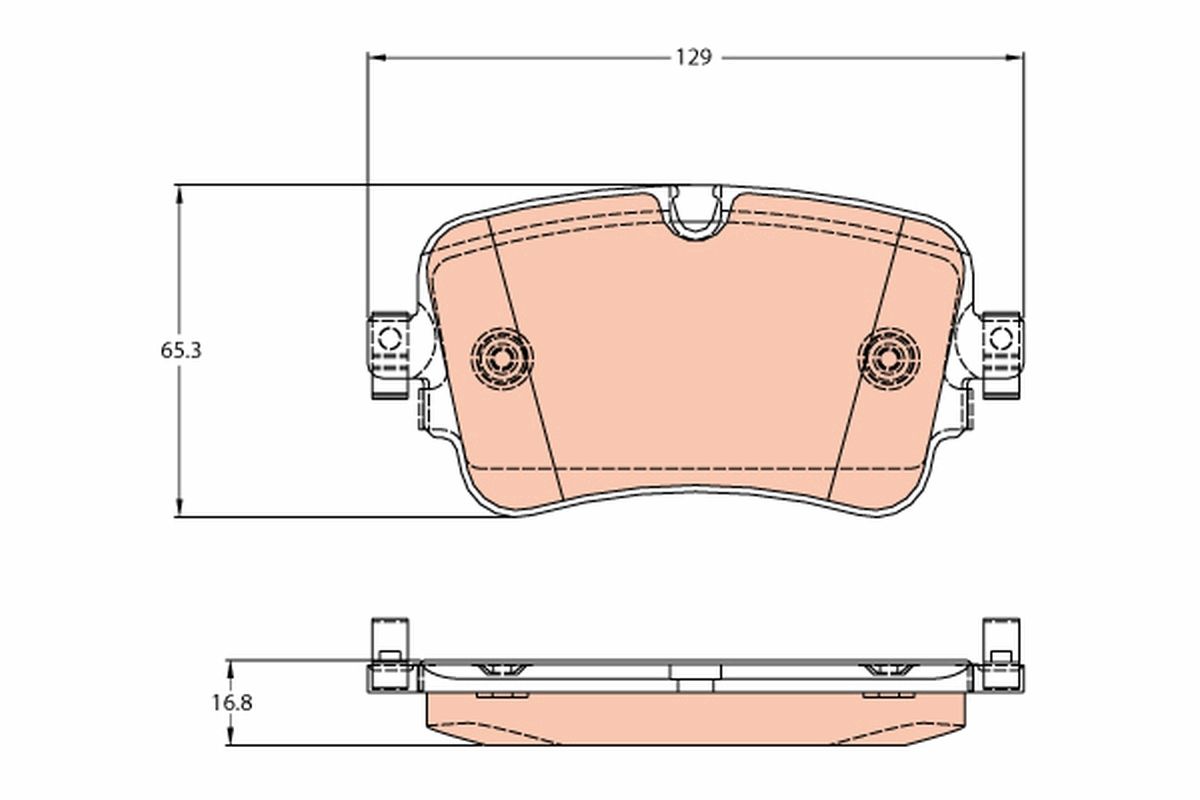 Brake Pad Set, disc brake GDB2131