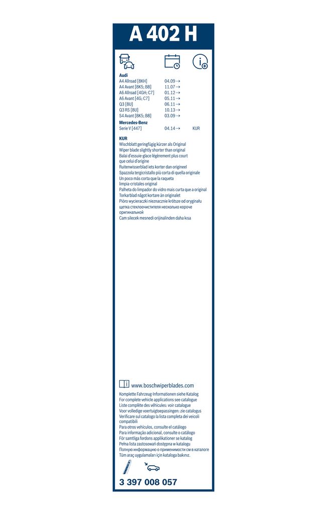 Wischblatt Wischblatt