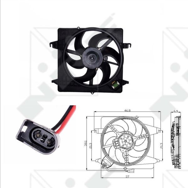 WG1720121 WILMINK GROUP ventilátor, motorhűtés