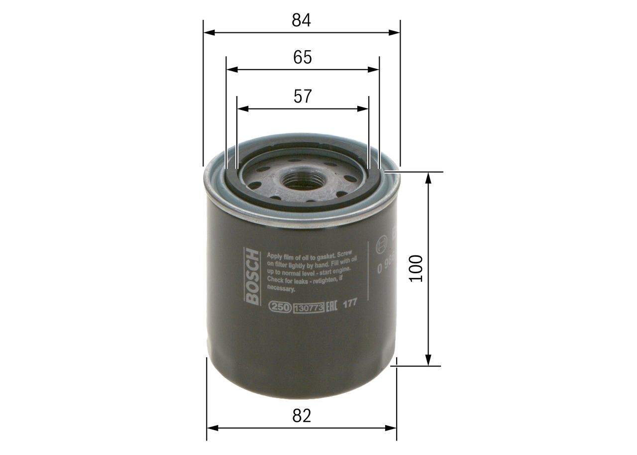 Oil Filter 0 986 452 023