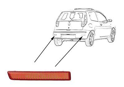 VAN WEZEL 1622939 - R&uuml;ckstrahler