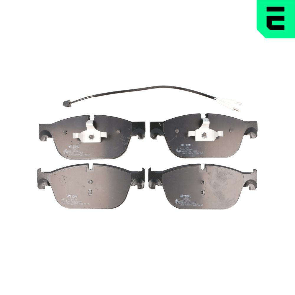 OPTIMAL BP-12582 - Bremsbelagsatz, Scheibenbremse