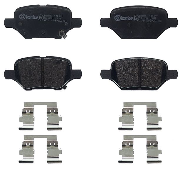Brembo P 59 099 Bremsbelagsatz, Scheibenbremse