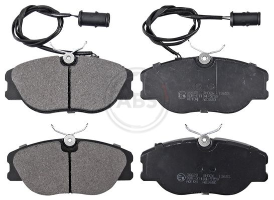 Bremsbelagsatz, Scheibenbremse