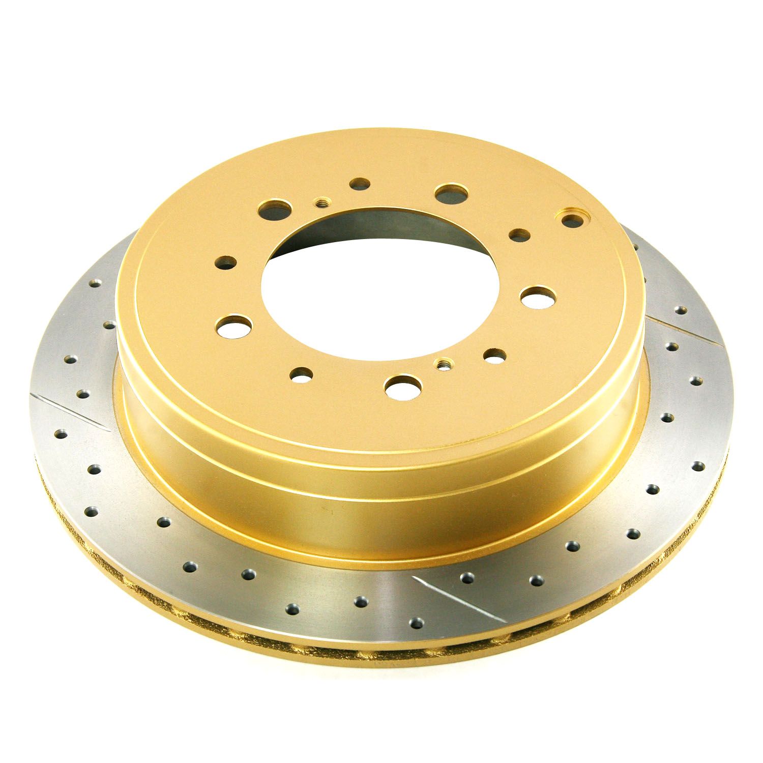 Street Gold Cross-drill/slotted KP [ Toyota Landcruiser 200 08-> R ] - TecDoc 2