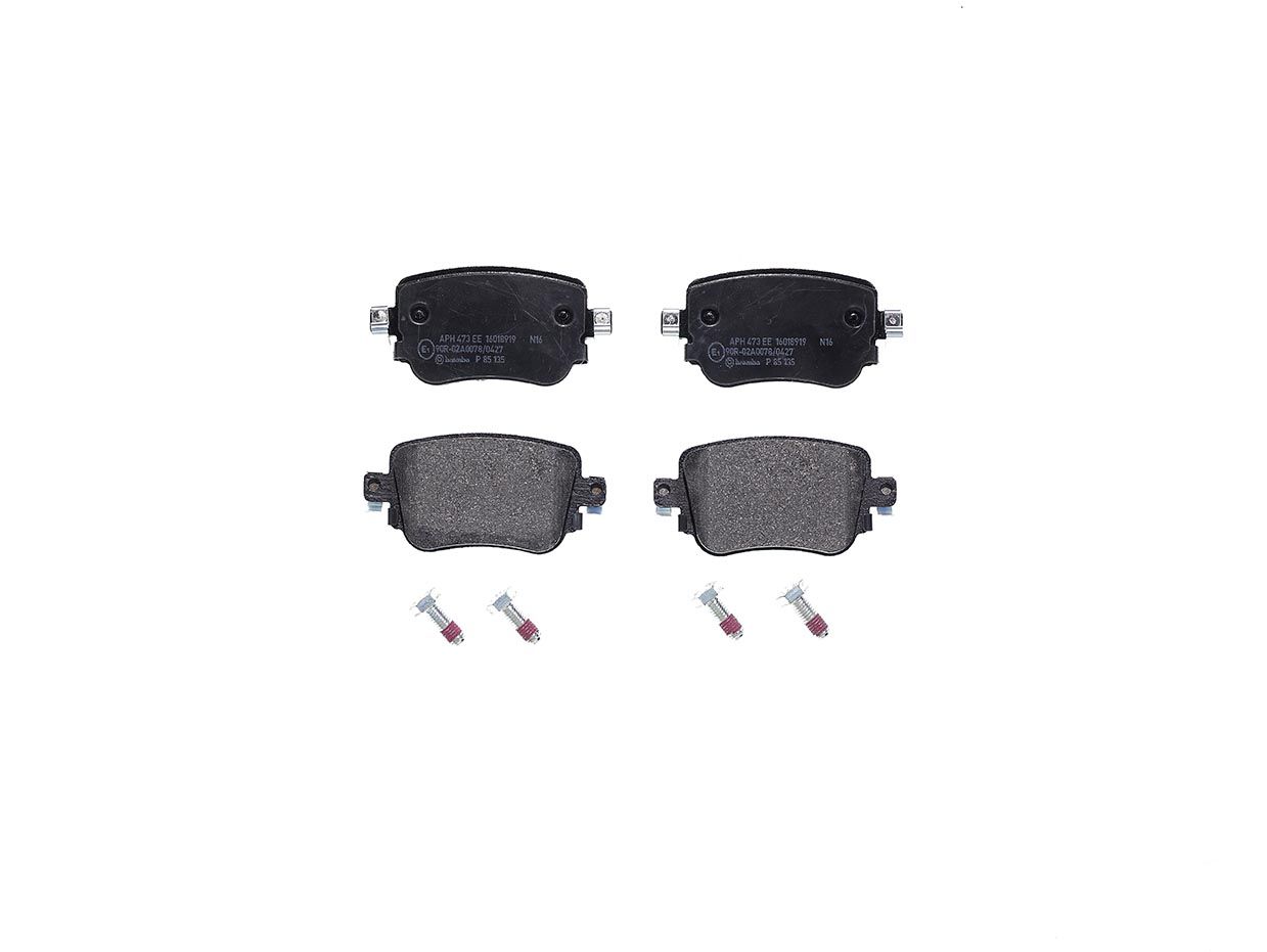 BREMBO P 85 135 - Bremsbelagsatz, Scheibenbremse PRIME LINE