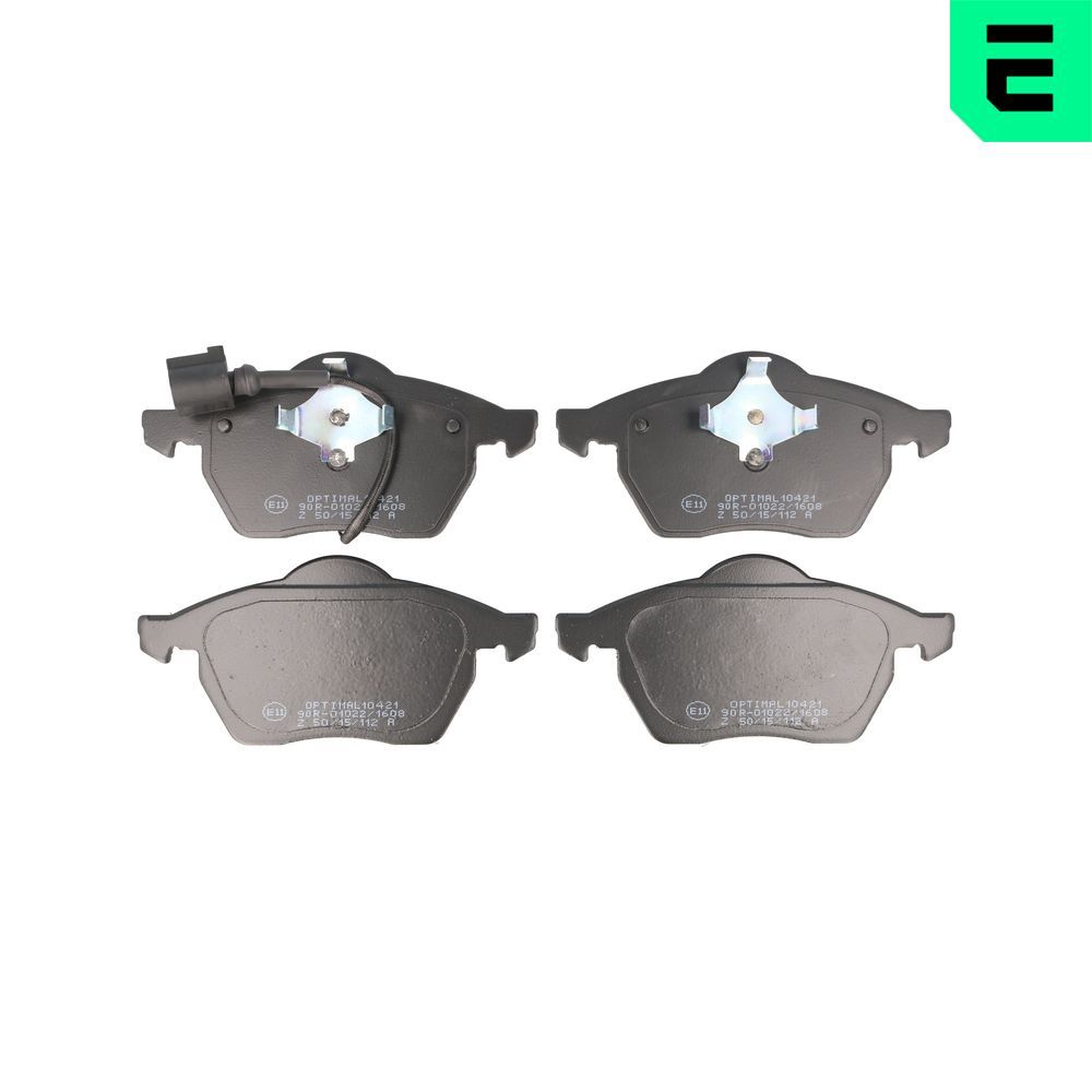 OPTIMAL BP-10421 - Bremsbelagsatz, Scheibenbremse