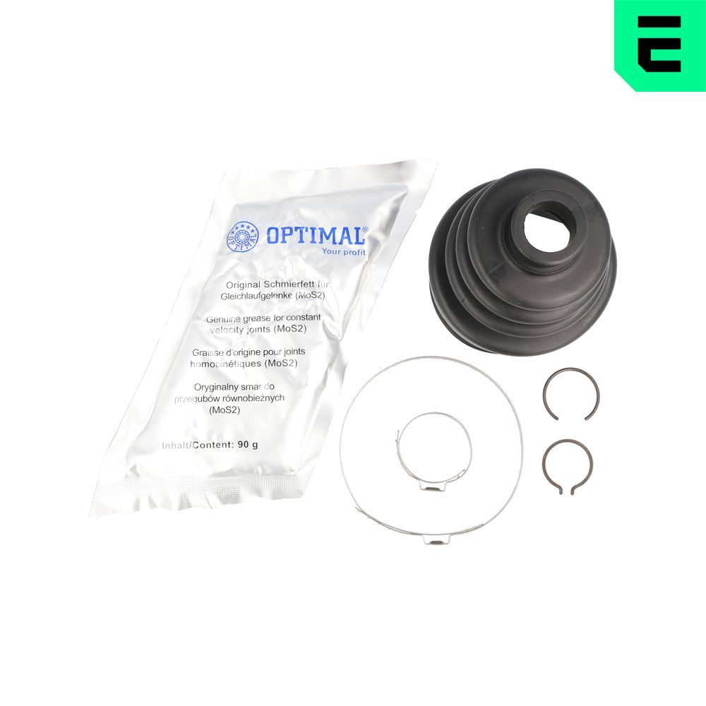 Faltenbalgsatz, Antriebswelle