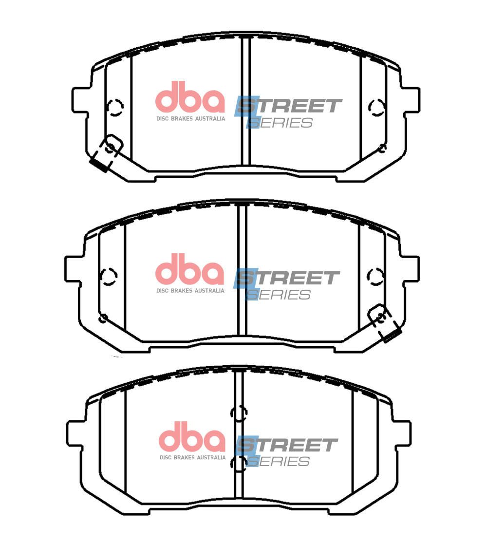 DBA SS STREET SERIES BRAKE PADS [Hyundai I30 2.0L G4NL - 2020 on F] - TecDoc Only