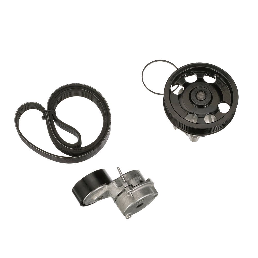 vandens siurblys + V formos rumbuotas diržas, komplektas