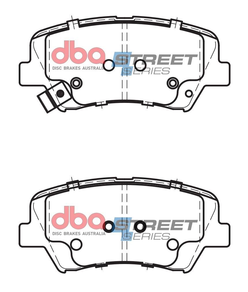 DBA SSEV STREET SERIES BRAKE PADS [ Hyundai Ioniq / Kia Niro 2017 - On F ] - TecDoc Only