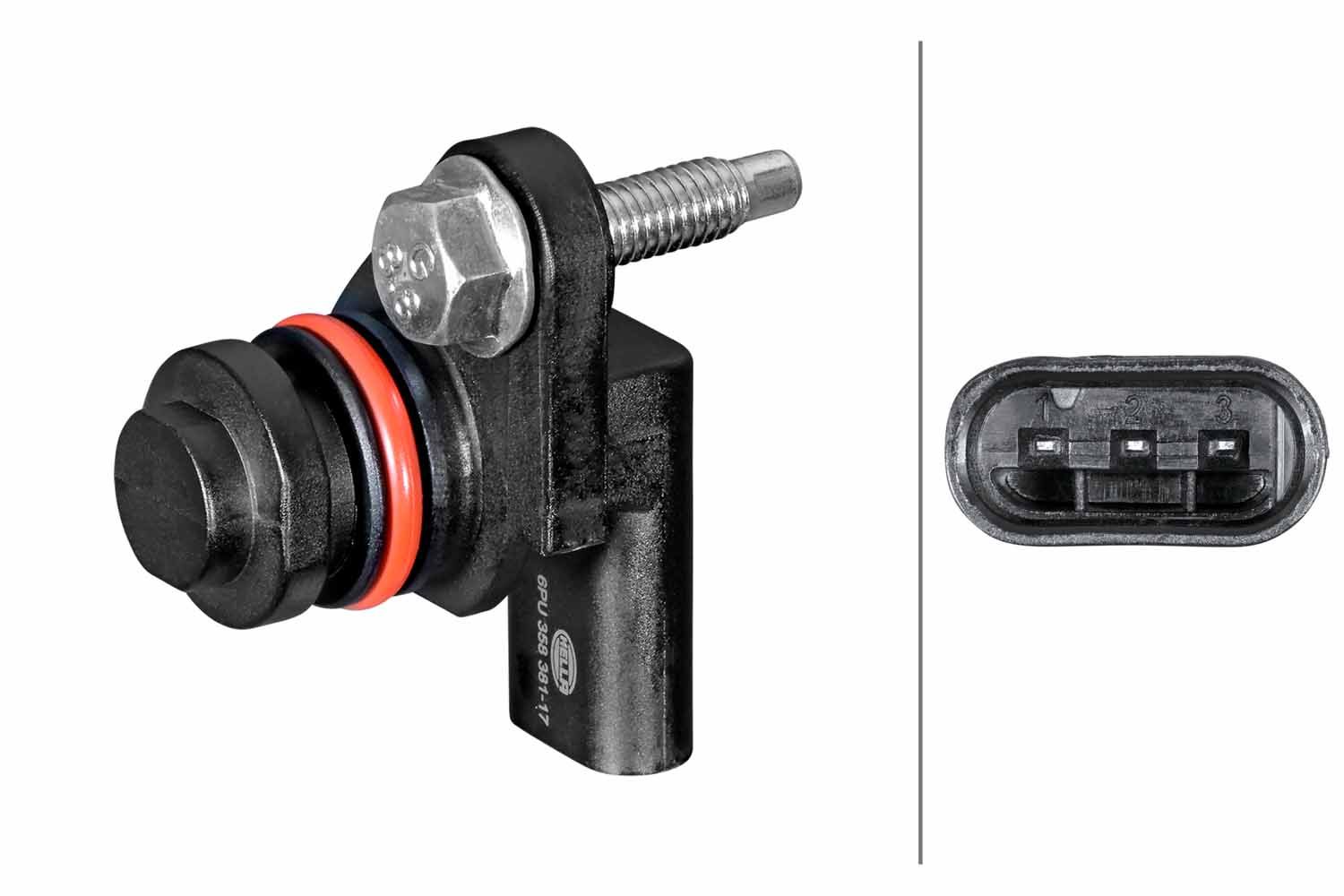 Hella 6PU 358 381-171 Sensor, Nockenwellenposition