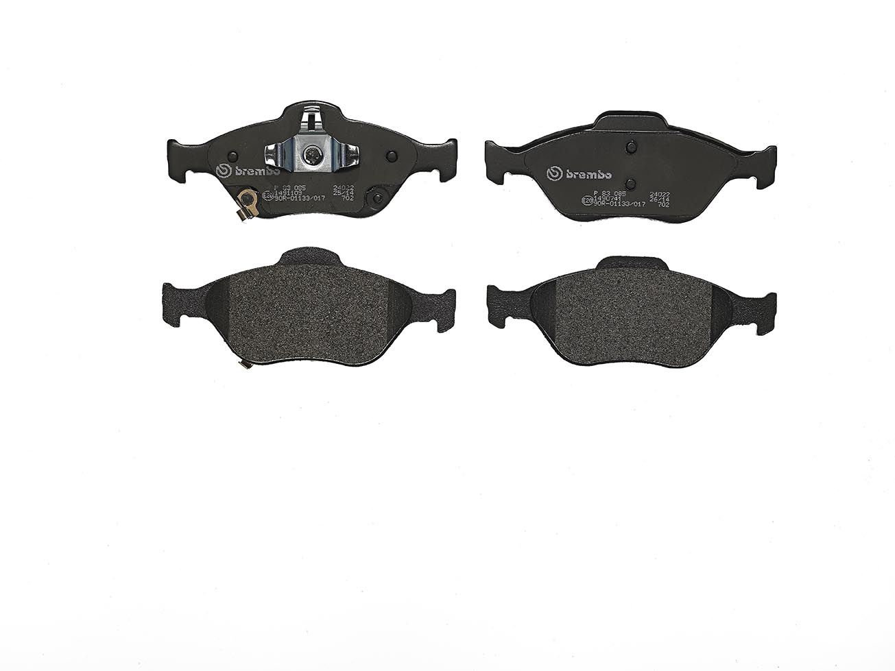 Brembo P 83 085 Bremsbelagsatz, Scheibenbremse