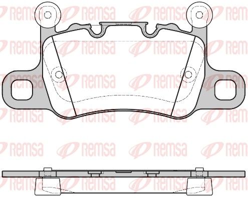 Brake Pad Set, disc brake 1598.10