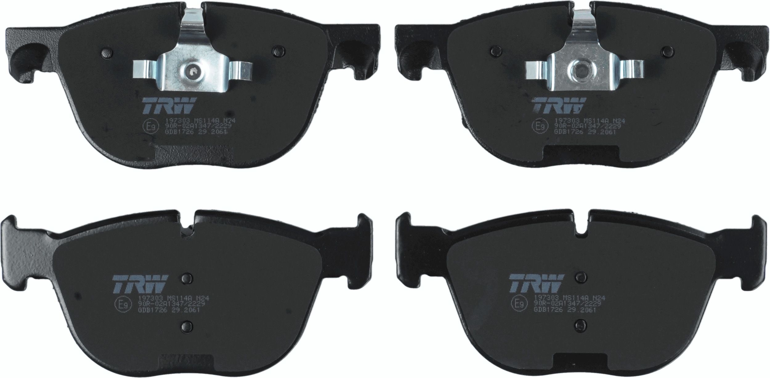 TRW DISC BRAKE PADS - TecDoc 2