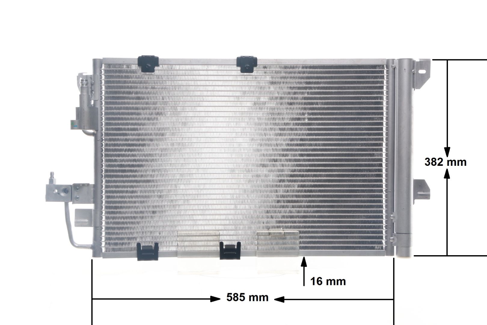 Condenser, air conditioning AC 665 000S