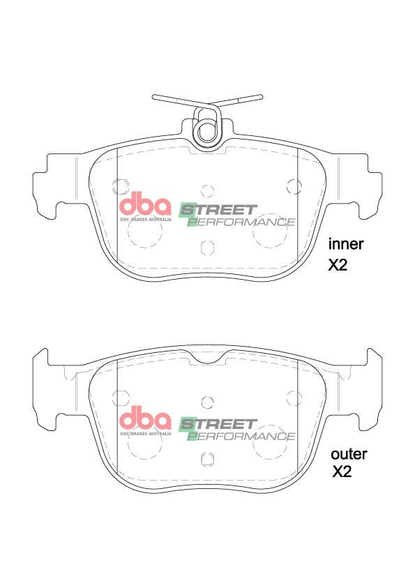 DBA  SP PERFORMANCE  BRAKE PADS [ Cupra Formentor 2022 - On R ] - TecDoc Only