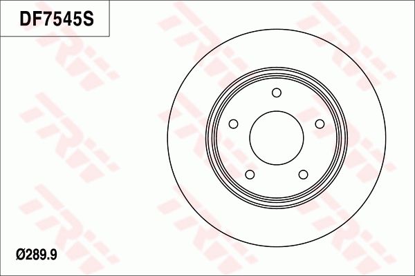TRW BRAKE DISC - TecDoc Only