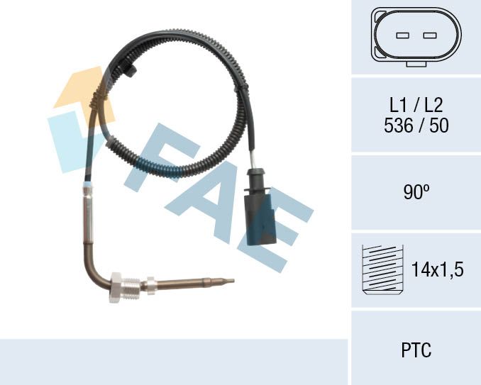 Sensor, Abgastemperatur