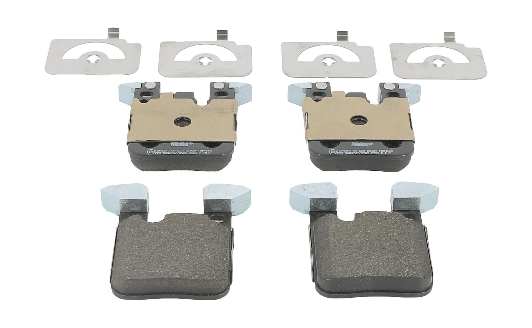 FERODO FDB4663 - Bremsbelagsatz, Scheibenbremse FUSE+ Technology