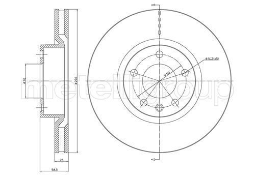 METELLI 23-0441 - Bremsscheibe
