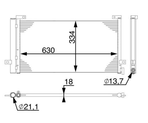 WG2369196 WILMINK GROUP kondenzátor, klíma