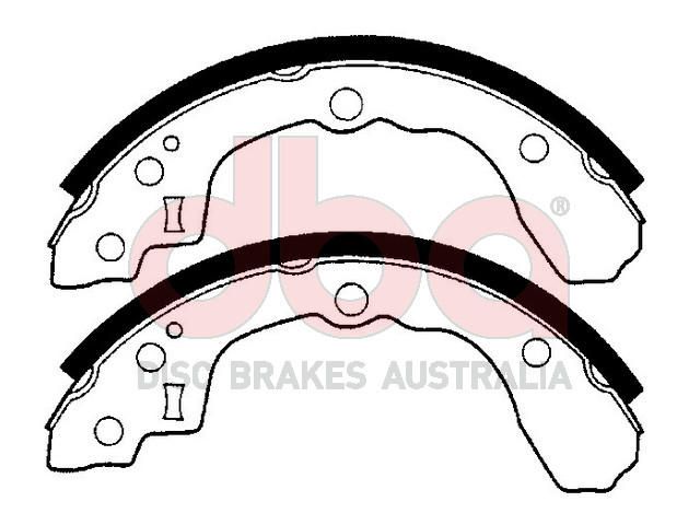 Street Series Brake Shoes [Kia Mentor/Spectra 200mm] - TecDoc Only